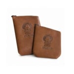 Set Yerbera Azucarera de Cuero Color Marron, Diseño Mafalda