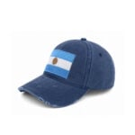 Gorra Argentina de Jean Color Azul con Bandera - Imagen 3