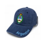 Gorra Argentina de Jean Color Azul, Diseño Escudo Nacional Argentino