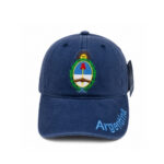 Gorra Argentina de Jean Color Azul, Diseño Escudo Nacional Argentino - Imagen 5