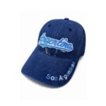 Gorra Argentina de Jean Color Azul, Bordado "Son Argentinas" en Visera - Imagen 4