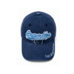 Gorra Argentina de Jean Color Azul, Bordado "Son Argentinas" en Visera - Imagen 6