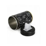 Set Latas Azucarera Y Yerbera Ilustradas - Color Negro - Imagen 3