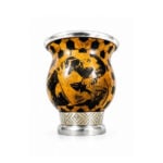 Mate Calabaza con Virola Cincelada Y Base, Grabado Messi, Coronados De Gloria (11x10cm aprox) - Imagen 6