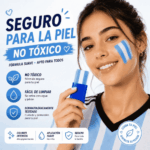 Maquillaje Argentina Facial Pintura Artística Bandera - Imagen 2