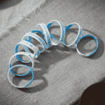 Pulsera Silicona Argentina Celeste y Blanco Bandera - Imagen 3
