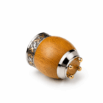 Mate Imperial Algarrobo Premium con Base de Bolitas (12x8cm aprox.) - Imagen 5
