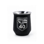 Mate Termico Acero Grabado - RUTA 40 (10x8cm aprox)