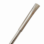Bombilla Pico De Loro Acero Inoxidable Caño Trenzado (Cincelado) (17cm) - Imagen 3