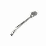 Bombilla Pico De Loro Acero Inoxidable Caño Trenzado (Cincelado) (17cm) - Imagen 5