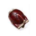 Mate Torpedo Virola Cincelada Cuero Diseño Pelota Con Base - Color Marron (14x7cm aprox) - Imagen 3