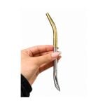 Bombilla Pico De Loro Gold Acero/Bronce (17cm aprox) - Imagen 2