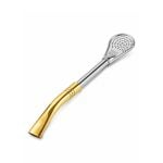 Bombilla Pico De Loro Gold Acero/Bronce (17cm aprox) - Imagen 3