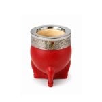 Mate Imperial Guarda Alpaca, Color Rojo - Dije River (13x10cm) - Imagen 2