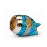 Mate Torpedo Premium, Diseño Argentina, Virola Cincelada con Base y Dije "10 Messi" (14x8cm aprox) - Imagen 6