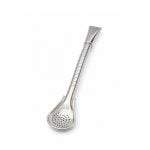 Bombillon Acero Inoxidable Caño Trenzado (Cincelado) (17cm aprox) - Imagen 4