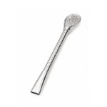 Bombillon Acero Inoxidable Caño Trenzado (Cincelado) (17cm aprox) - Imagen 3