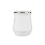 Matero Acero Inoxidable Termico - Color Blanco (10x7cm aprox)