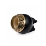 Mate Torpedo Virola Cincelada Dije Boca Juniors Color Negro (14x7cm aprox) - Imagen 3