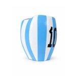 Mate Ranchero, Pintado Artesanal, Diseño Bandera Argentina y 10 (10x7cm aprox) - Imagen 6
