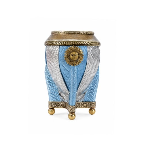 marroc - 2026-07-01T115234.885 Mate Torpedo Premium Argentina Base Bolitas (13x8cm aprox) - Imagen 1