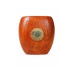 Mate Algarrobo Ovalado Dije Sol (9x7cm aprox)