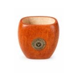 Mate Algarrobo Ovalado Dije Sol (9x7cm aprox) - Imagen 3