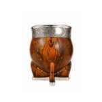 Mate Imperial Guarda Y Virola De Alpaca, Interior Calabaza Color Amaderado